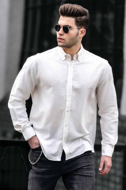 Muška košulja RODRIGO WHITE, Boja: bela, IVET.RS - Nova Kolekcija