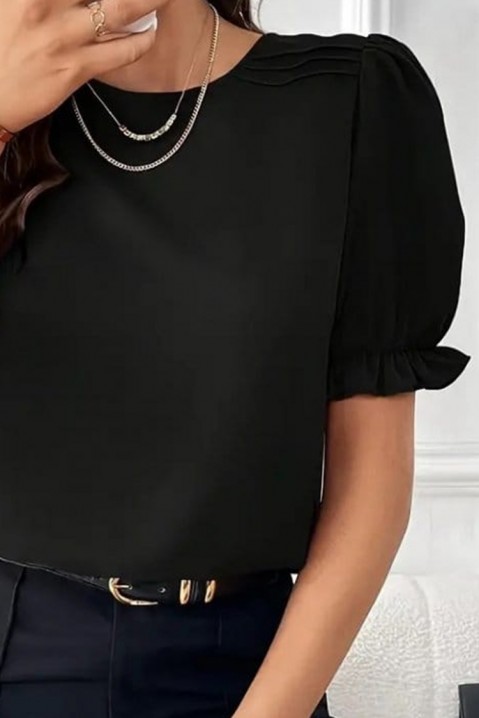 Ženska bluza RETROLZA BLACK, Boja: crna, IVET.RS - Nova Kolekcija