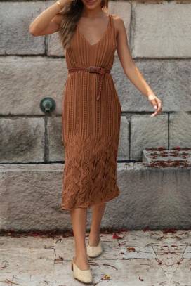 haljina AVERDA BROWN