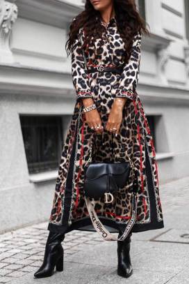 haljina FERTA BROWN