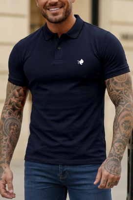 muška majica MORIFO DARK BLUE