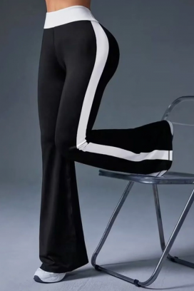 ženske sportske pantalone uskog kroja sa visokom strukom i A krojem IVERANA