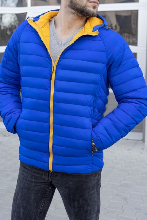 Muška jakna EVERET BLUE, Boja: plava, IVET.RS - Nova Kolekcija