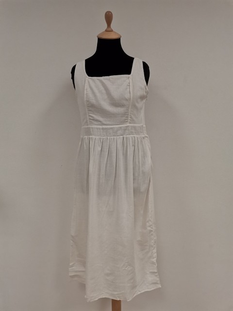 Moderna haljina debelih bretela 2484, Boja: bela, IVET.RS - Nova Kolekcija