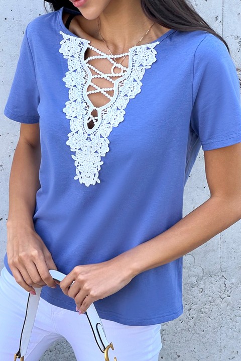 Majica TARELDA BLUE, Boja: plava, IVET.RS - Nova Kolekcija