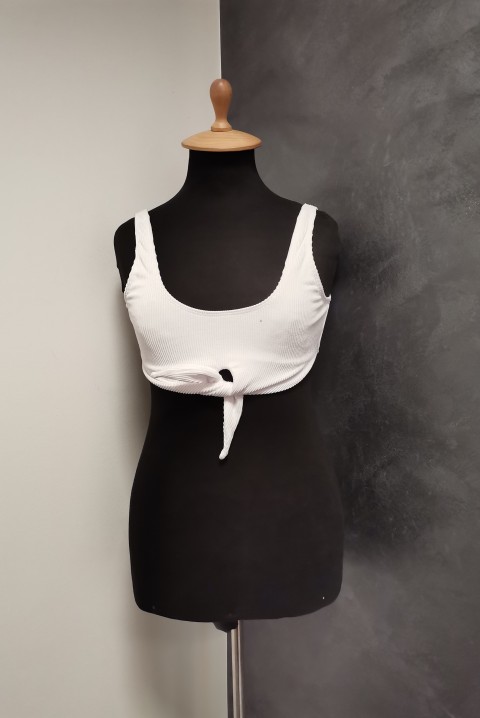 Trendi gornji deo kupaćeg kostima 4579, Boja: bela, IVET.RS - Nova Kolekcija