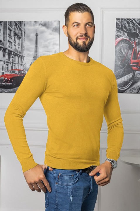 Muški džemper RODOS MUSTARD, Boja: senf, IVET.RS - Nova Kolekcija