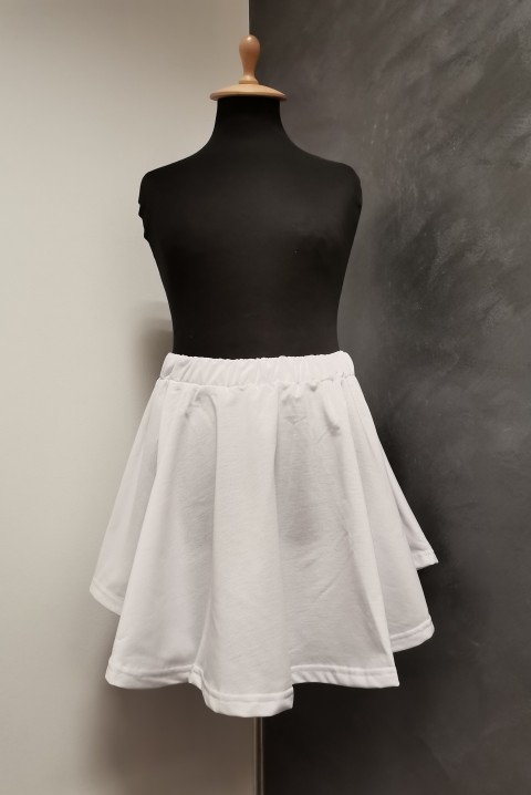 Koketna kratka suknja visokog struka 5171, Boja: bela, IVET.RS - Nova Kolekcija