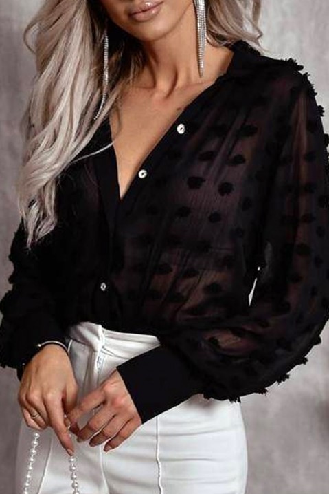 Ženska košulja BAMELSA BLACK, Boja: crna, IVET.RS - Nova Kolekcija