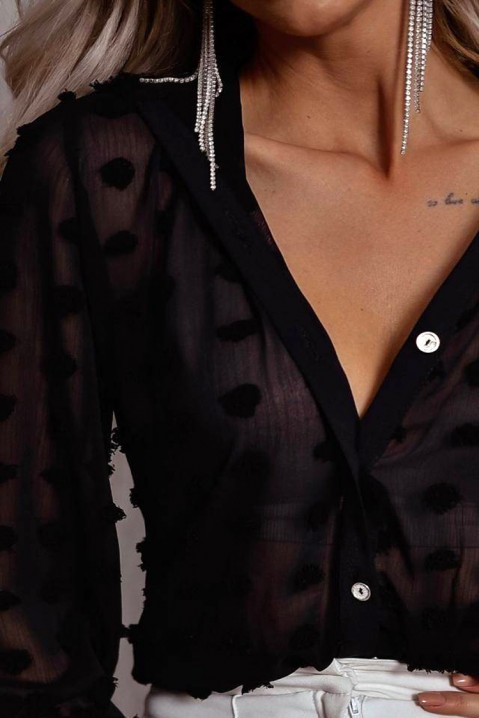 Ženska košulja BAMELSA BLACK, Boja: crna, IVET.RS - Nova Kolekcija