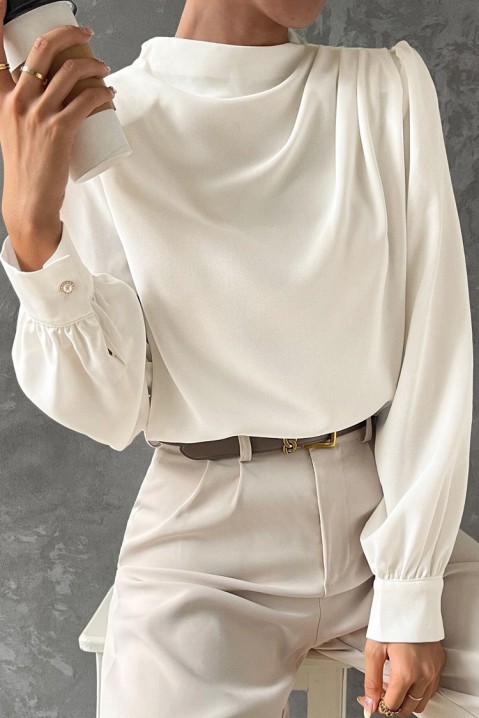 Ženska bluza KARBIDA, Boja: bela, IVET.RS - Nova Kolekcija
