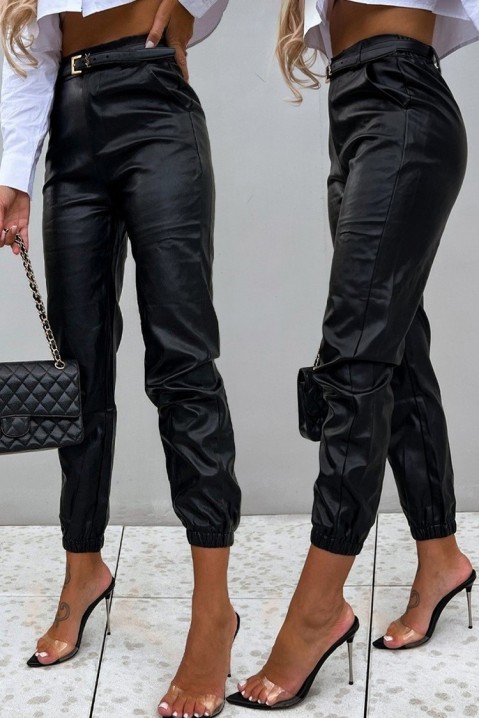 Pantalone GARBONA BLACK, Boja: crna, IVET.RS - Nova Kolekcija