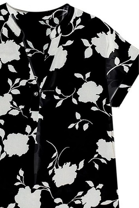 Ženska bluza RAVORSA BLACK, Boja: crna i bela, IVET.RS - Nova Kolekcija