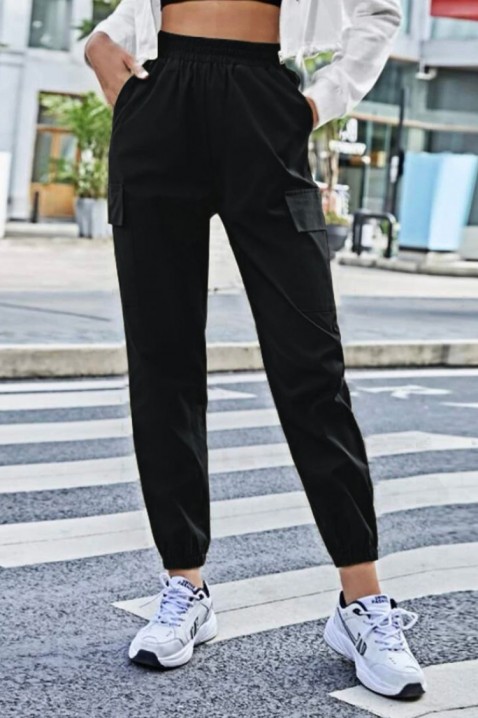 Pantalone BANEGDA BLACK, Boja: crna, IVET.RS - Nova Kolekcija