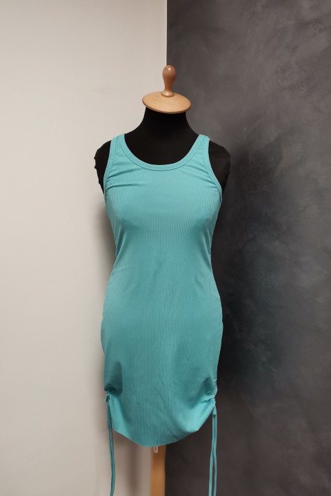 Kratka haljina u svežoj boji 5965, Boja: svetloplava, IVET.RS - Nova Kolekcija