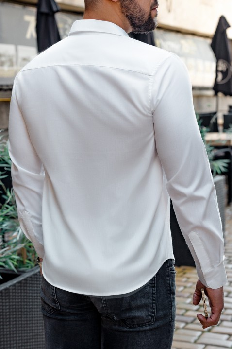Muška košulja MALTIVO WHITE, Boja: bela, IVET.RS - Nova Kolekcija