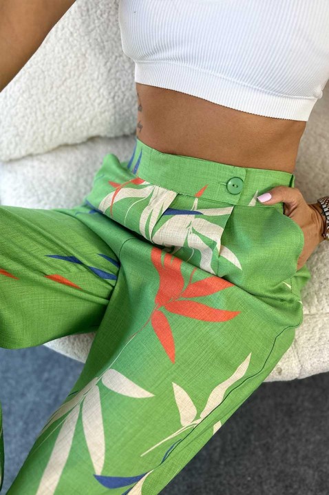 Pantalone MEGANIA GREEN, Boja: zelena, IVET.RS - Nova Kolekcija