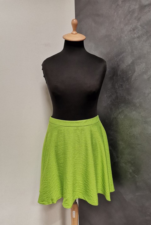 Ležerna kratka suknja sveže boje 6202, Boja: zelena, IVET.RS - Nova Kolekcija