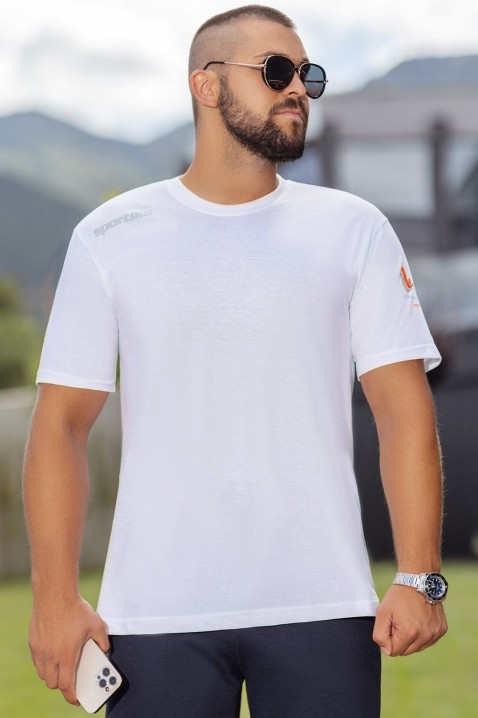 Muška majica DOTENO WHITE, Boja: bela, IVET.RS - Nova Kolekcija