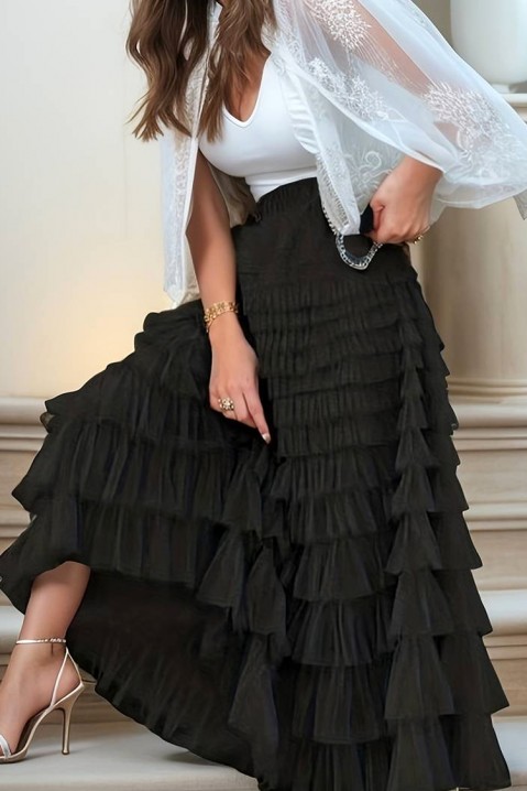 Suknja ASELIKA BLACK, Boja: crna, IVET.RS - Nova Kolekcija