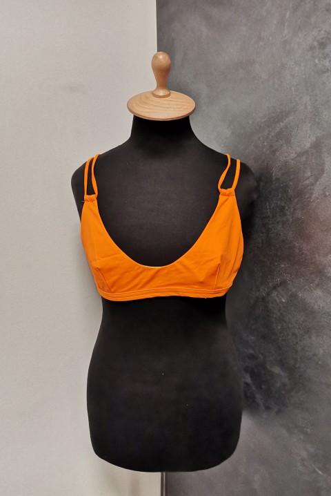 Gornji deo kupaćeg kostima u efektnoj boji 6293, Boja: narandžasta, IVET.RS - Nova Kolekcija