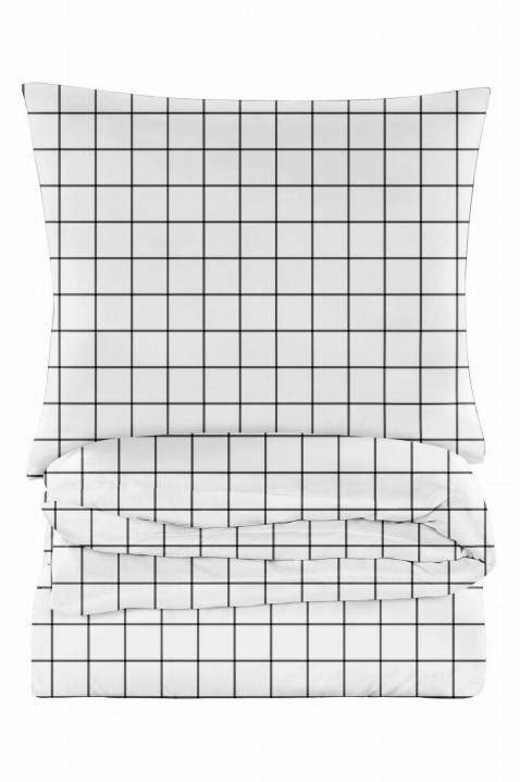 Komplet posteljine MAJORDA 155x200 cm pamučni saten, Boja: bela, IVET.RS - Nova Kolekcija