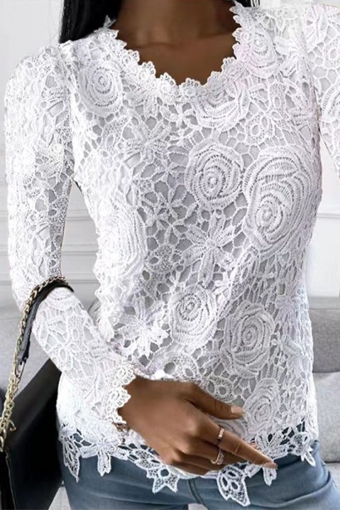 Ženska bluza ROXALA WHITE, Boja: bela, IVET.RS - Nova Kolekcija