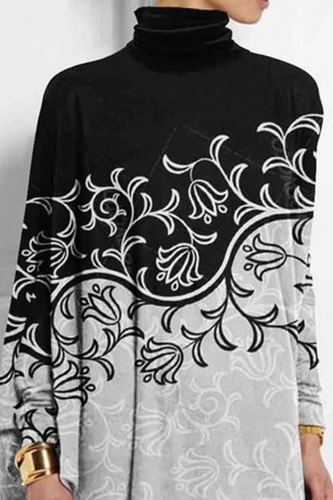 Ženska bluza FORMENALA, Boja: crna i siva, IVET.RS - Nova Kolekcija
