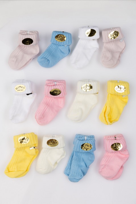 Komplet od 12 pari čarapa za bebe NOVENTI, Boja: višebojna, IVET.RS - Nova Kolekcija