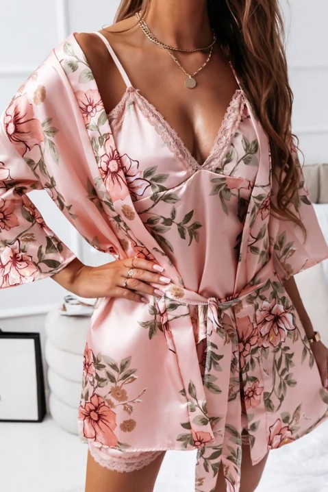 Komplet pidžama sa bademantilom TOLZERA PINK, Boja: roze, IVET.RS - Nova Kolekcija