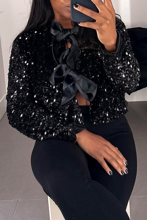 Ženska bluza LONDIRA BLACK, Boja: crna, IVET.RS - Nova Kolekcija