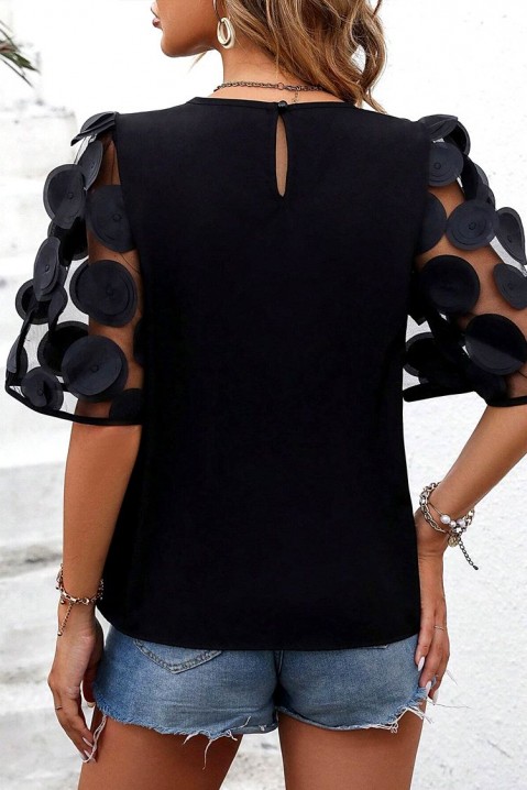 Ženska bluza LOSELINA BLACK, Boja: crna, IVET.RS - Nova Kolekcija
