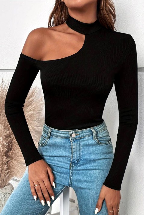 Ženska bluza NIENTA BLACK, Boja: crna, IVET.RS - Nova Kolekcija