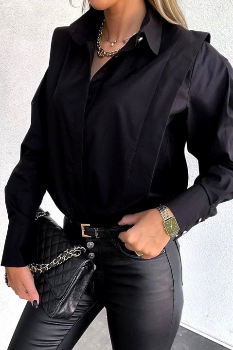 Ženska košulja LORINESA BLACK, Boja: crna, IVET.RS - Nova Kolekcija
