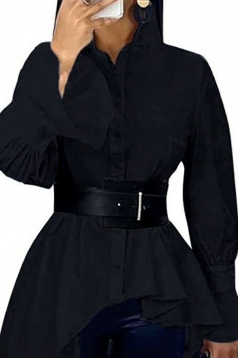 Ženska košulja BOLITA BLACK, Boja: crna, IVET.RS - Nova Kolekcija