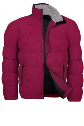 Moderna muška jakna za svakodnevni look 6758, Boja: bordo, IVET.RS - Nova Kolekcija
