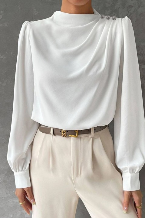 Ženska bluza RODENTA WHITE, Boja: bela, IVET.RS - Nova Kolekcija