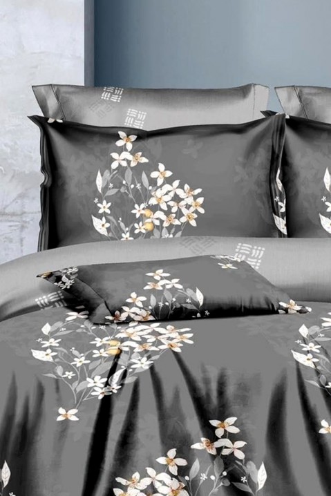 Komplet posteljine GOLANSA 160x200 cm pamučni saten, Boja: višebojna, IVET.RS - Nova Kolekcija