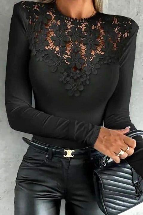 Ženska bluza BALMORDA, Boja: crna, IVET.RS - Nova Kolekcija