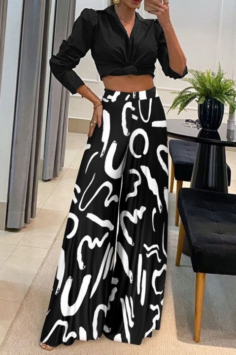 Pantalone BONTEDA, Boja: crna i bela, IVET.RS - Nova Kolekcija