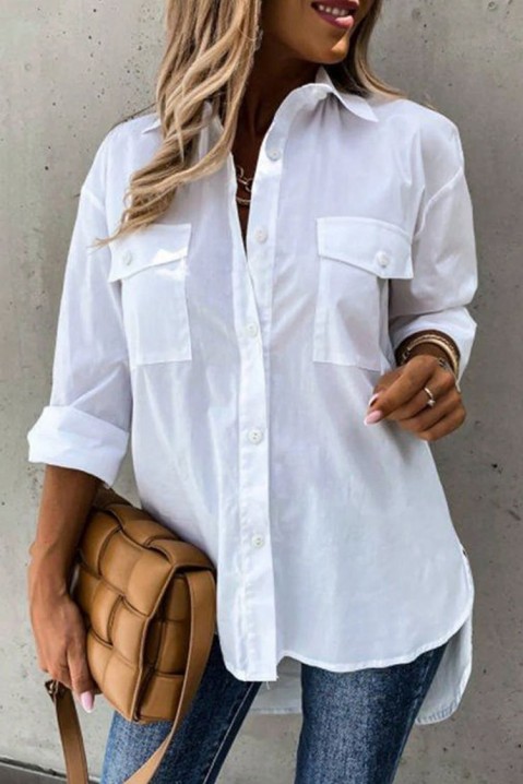 Ženska košulja TENTAVA WHITE, Boja: bela, IVET.RS - Nova Kolekcija