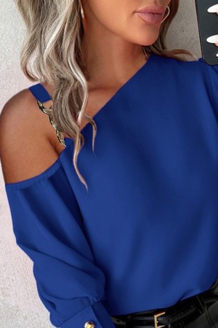 Ženska bluza KATELENA BLUE, Boja: plava, IVET.RS - Nova Kolekcija