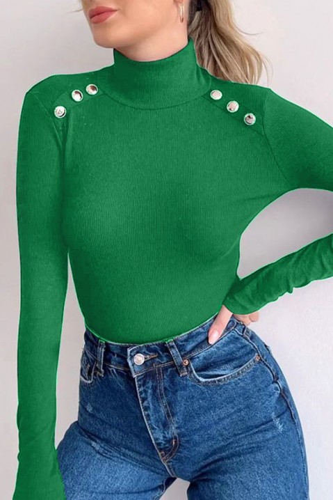 Ženska bluza KOLSIETA GREEN, Boja: zelena, IVET.RS - Nova Kolekcija