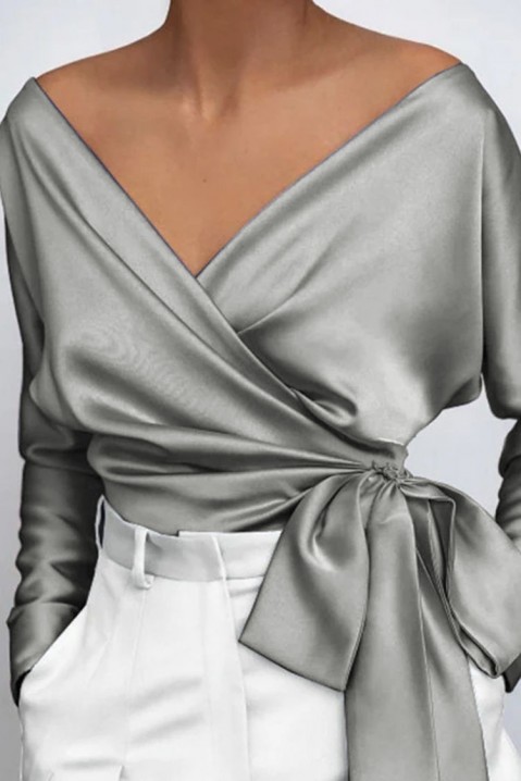 Ženska bluza BORSETA GREY, Boja: siva, IVET.RS - Nova Kolekcija