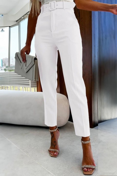 Pantalone FLOSINA WHITE, Boja: bela, IVET.RS - Nova Kolekcija