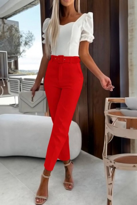 Pantalone FLOSINA RED, Boja: crvena, IVET.RS - Nova Kolekcija