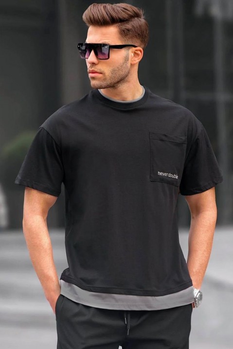 Muška majica KRISANO BLACK, Boja: crna, IVET.RS - Nova Kolekcija