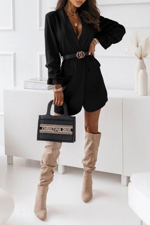 Haljina - blejzer BALTERDA BLACK, Boja: crna, IVET.RS - Nova Kolekcija