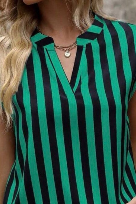 Ženska bluza KRESILDA GREEN, Boja: zelena i crna, IVET.RS - Nova Kolekcija