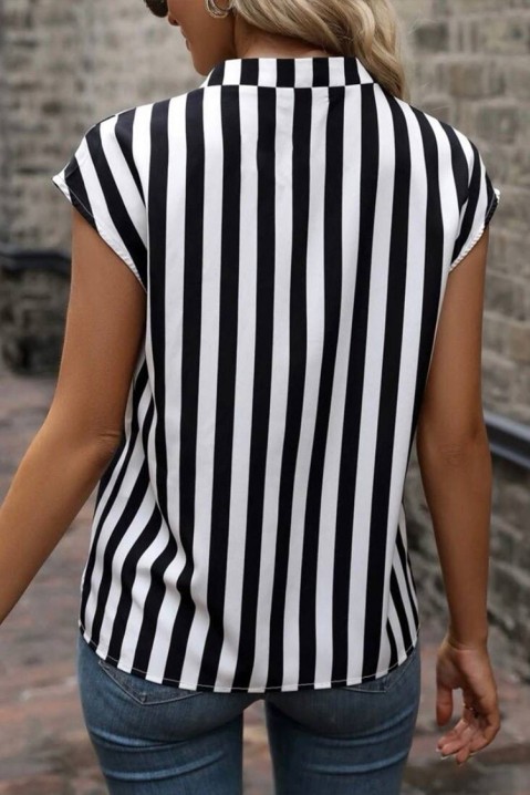 Ženska bluza KRESILDA BLACK, Boja: crna i bela, IVET.RS - Nova Kolekcija